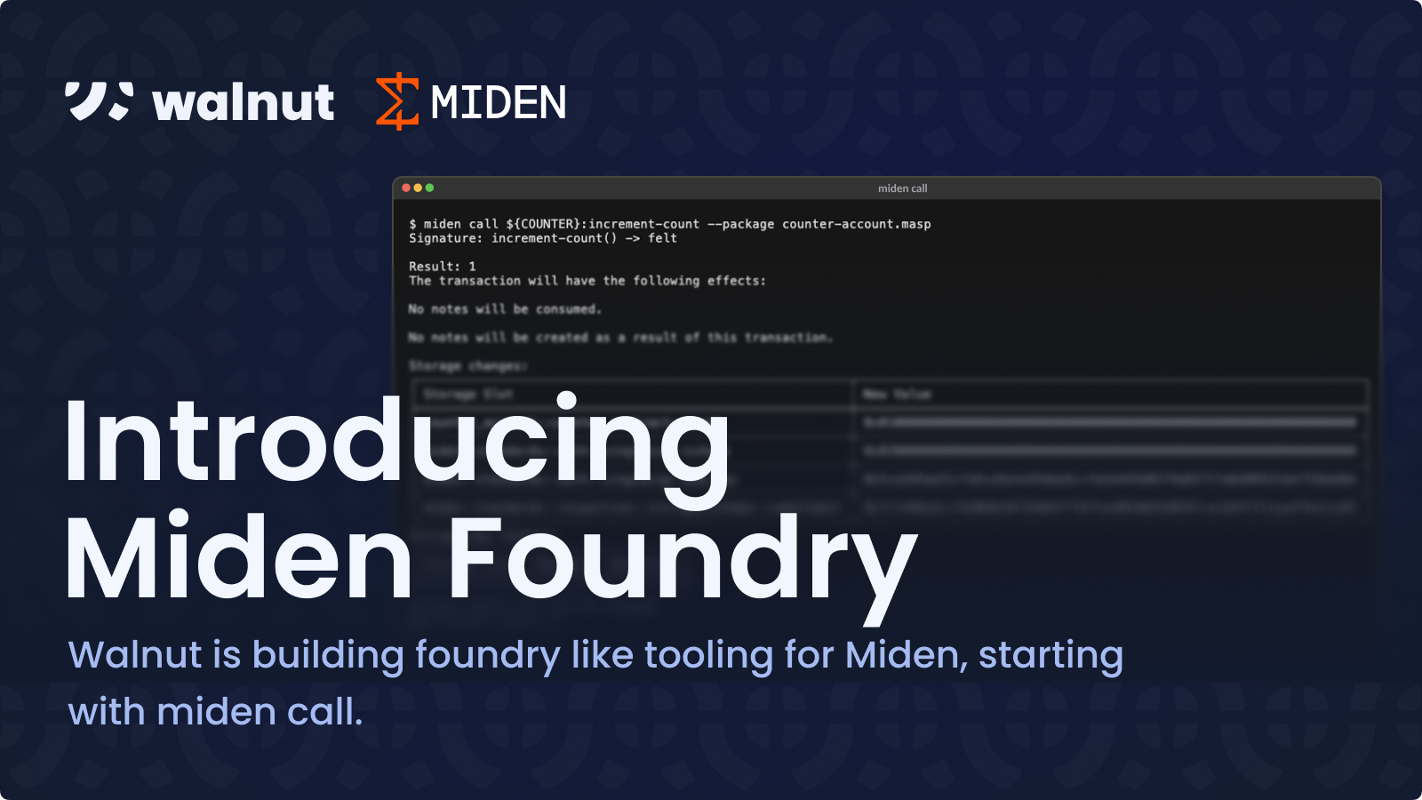 miden call release banner